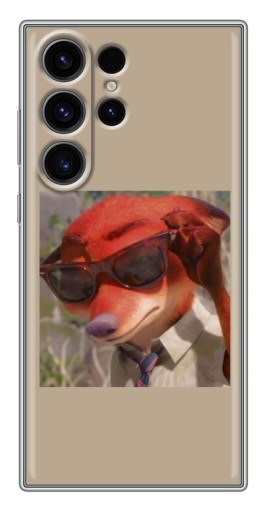 Чехол с картинкой "Стильный Ник" для Samsung Galaxy S22 Ultra