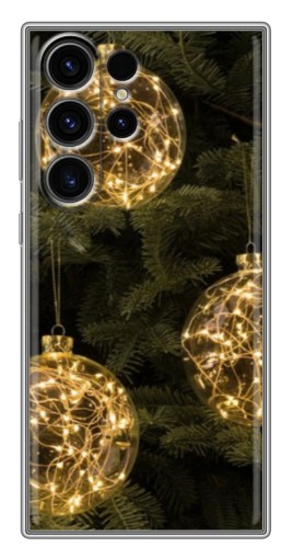 Силиконовый чехол с изображением "Светящиеся игрушки" для Samsung Galaxy S22 Ultra