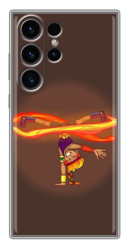 Силиконовый чехол с изображением "Танцующая Амбер" для Samsung Galaxy S22 Ultra