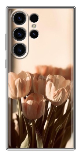 Чехол с принтом "Тюльпаны на солнце" для Samsung Galaxy S22 Ultra
