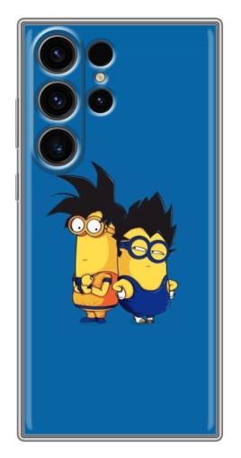 Силиконовый чехол с изображением "В костюмах" для Samsung Galaxy S22 Ultra