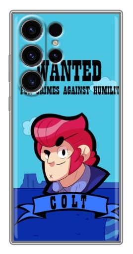 Чехол с принтом "WANTED COLT" для Samsung Galaxy S22 Ultra