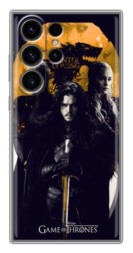 Чехол с принтом "Winter Coming" для Samsung Galaxy S22 Ultra