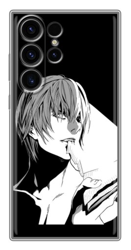 Чехол с картинкой "Ягами с блокнотом" для Samsung Galaxy S22 Ultra