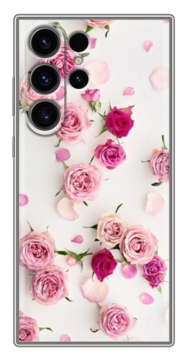 Чехол с принтом "Яркие розы" для Samsung Galaxy S22 Ultra