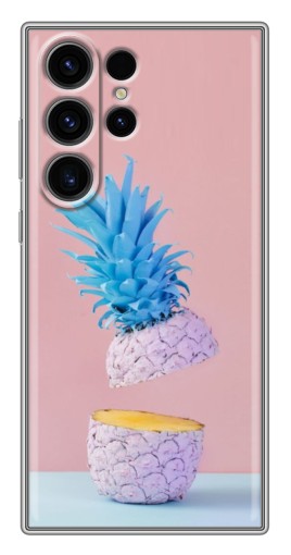Чехол с картинкой "Яркий ананас" для Samsung Galaxy S22 Ultra