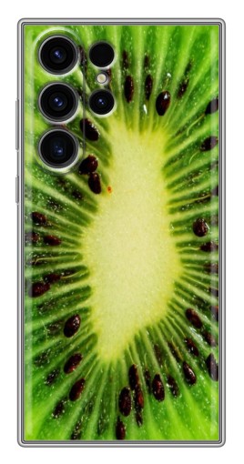 Чехол с картинкой "Яркий Киви" для Samsung Galaxy S22 Ultra