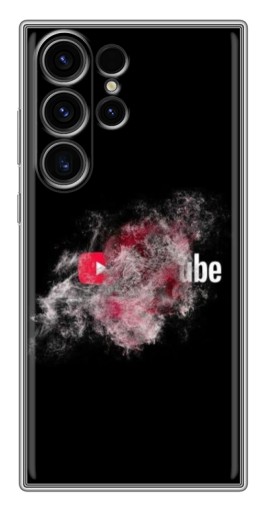 Чехол с принтом "Яркий Ютуб" для Samsung Galaxy S22 Ultra