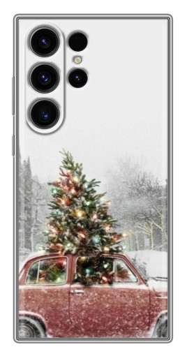 Чехол с печатью "Елка в машине" для Samsung Galaxy S22 Ultra