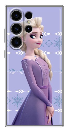 Чехол с картинкой "Ельза" для Samsung Galaxy S22 Ultra