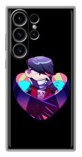 Чехол с картинкой "Задумчивый Эд" для Samsung Galaxy S22 Ultra