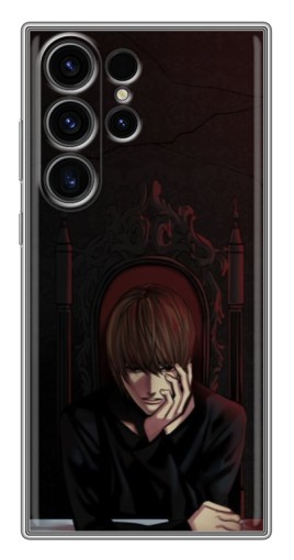 Чехол с картинкой "Задумчивый Ягами" для Samsung Galaxy S22 Ultra