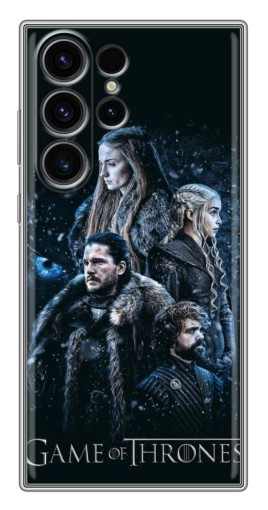 Силиконовый чехол с изображением "Зима близко" для Samsung Galaxy S22 Ultra