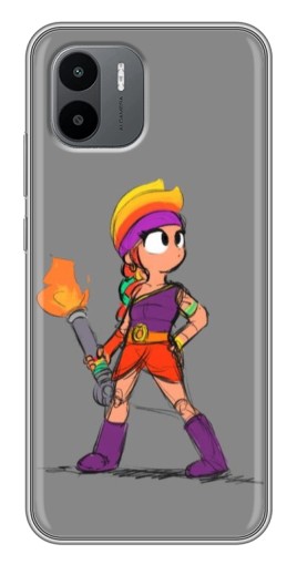 Силиконовый чехол с изображением "Amber с факелом" для Xiaomi Redmi A1