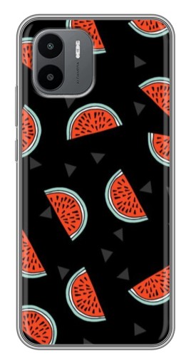 Чехол с печатью "Арбузы на черном" для Xiaomi Redmi A1
