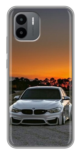 Чехол с картинкой "BMW белая" для Xiaomi Redmi A1
