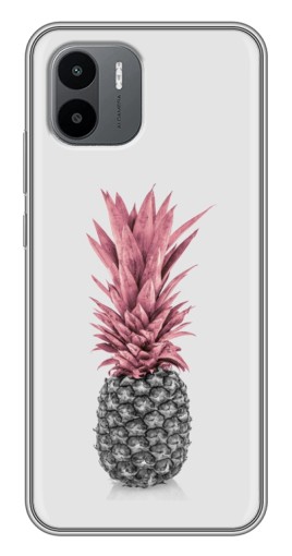 Силиконовый чехол с изображением "Чёрно-белый ананас" для Xiaomi Redmi A1