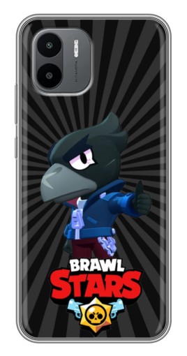 Силиконовый чехол с изображением "Crow Brawl Stars" для Xiaomi Redmi A1