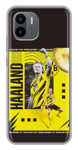 Силиконовый чехол с изображением "Golden Haaland" для Xiaomi Redmi A1