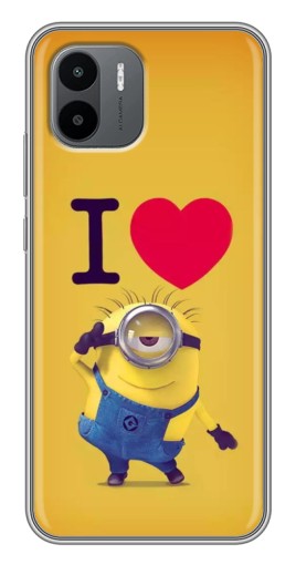 Чехол с принтом "I Love Minion" для Xiaomi Redmi A1