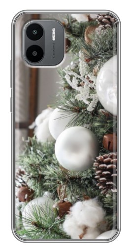 Силиконовый чехол с изображением "Игрушки на елке" для Xiaomi Redmi A1