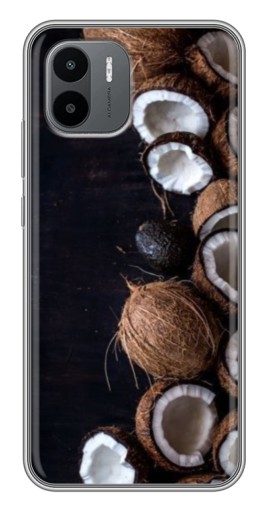 Чехол с картинкой "Кокосы на черном" для Xiaomi Redmi A1