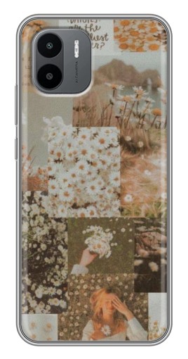 Чехол с принтом "Коллаж ромашек " для Xiaomi Redmi A1