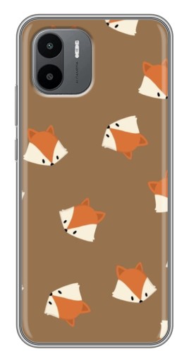 Силиконовый чехол с изображением "Лисёнки" для Xiaomi Redmi A1