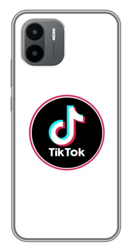Силиконовый чехол с изображением "Лого Тик Ток" для Xiaomi Redmi A1