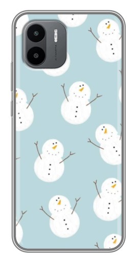 Силиконовый чехол с изображением "Маленькие снеговики" для Xiaomi Redmi A1