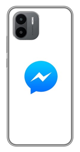Силиконовый чехол с изображением "messenger logo" для Xiaomi Redmi A1