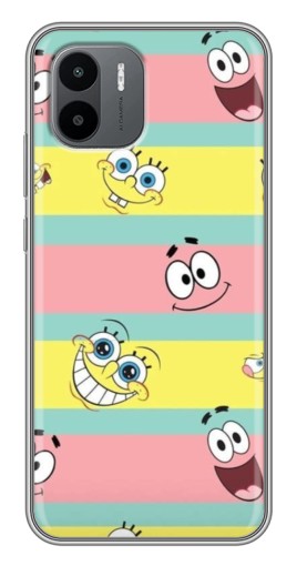 Чехол с принтом "Мордашки" для Xiaomi Redmi A1