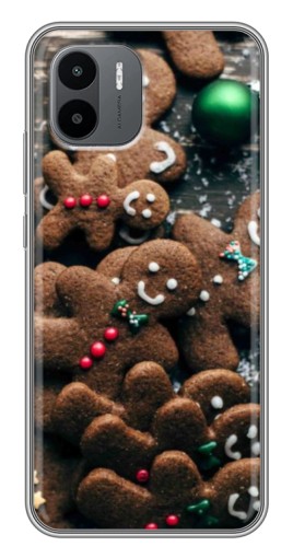 Чехол с принтом "Новогодние человечки" для Xiaomi Redmi A1