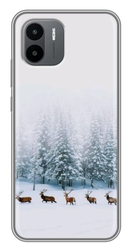 Силиконовый чехол с изображением "Олени в лесу" для Xiaomi Redmi A1