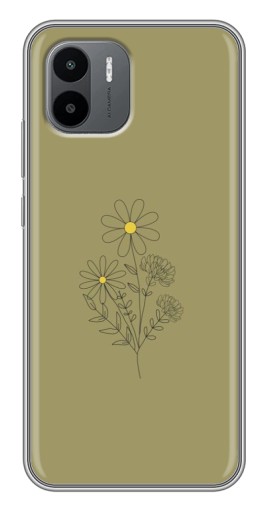 Чехол с принтом "Рисунок ромашка" для Xiaomi Redmi A1