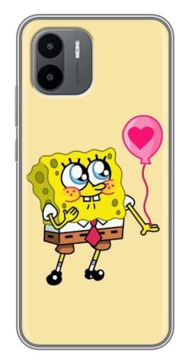Чехол с картинкой "СпанчБоб с шариком" для Xiaomi Redmi A1