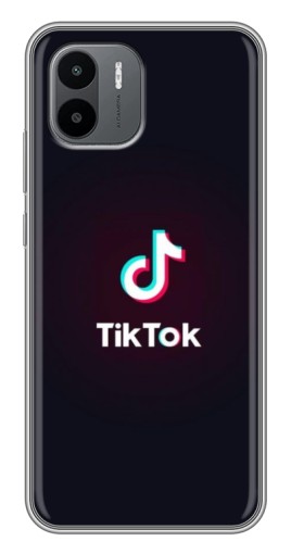 Чехол с картинкой "TikTok темный" для Xiaomi Redmi A1