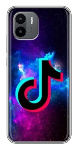 Силиконовый чехол с изображением "ТикТок в космосе" для Xiaomi Redmi A1
