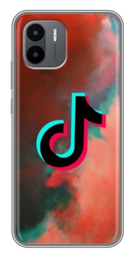 Чехол с принтом "ТикТок в тучах" для Xiaomi Redmi A1
