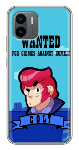 Чехол с печатью "WANTED COLT" для Xiaomi Redmi A1