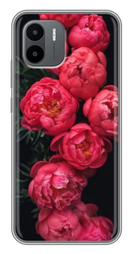 Чехол с принтом "Яркие пионы" для Xiaomi Redmi A1