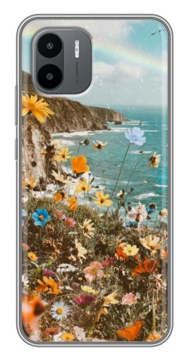 Чехол с картинкой "Яркие полевые цветы" для Xiaomi Redmi A1