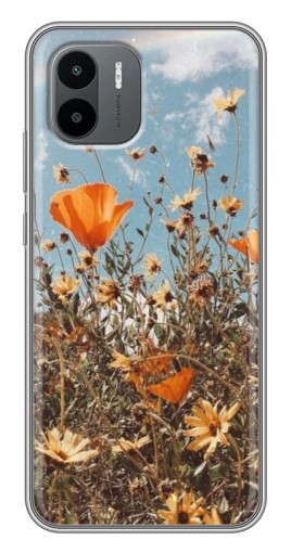 Чехол с печатью "Желтые цветы" для Xiaomi Redmi A1