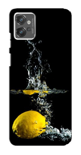 Чехол с принтом "Мокрый Лимон" для Motorola MOTO G32