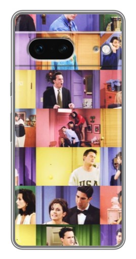 Чехол с печатью "Актеры Друзья" для Google Pixel 7
