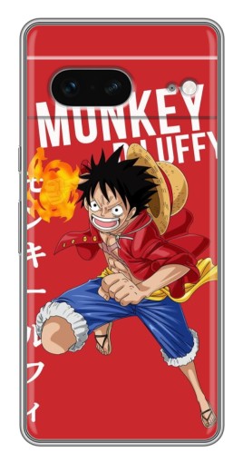 Чехол с печатью "Атакующий D Luffy" для Google Pixel 7