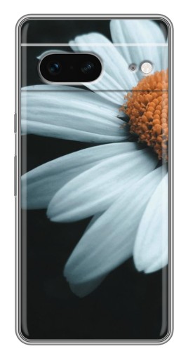 Чехол с печатью "Белая ромашка" для Google Pixel 7