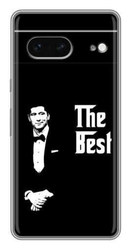 Чехол с картинкой "Best Футболист" для Google Pixel 7