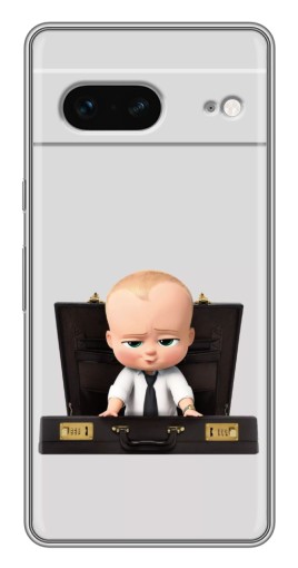 Чехол с принтом "Босс с чемоданом" для Google Pixel 7