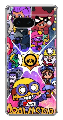 Чехол с картинкой "Brawl заставка" для Google Pixel 7